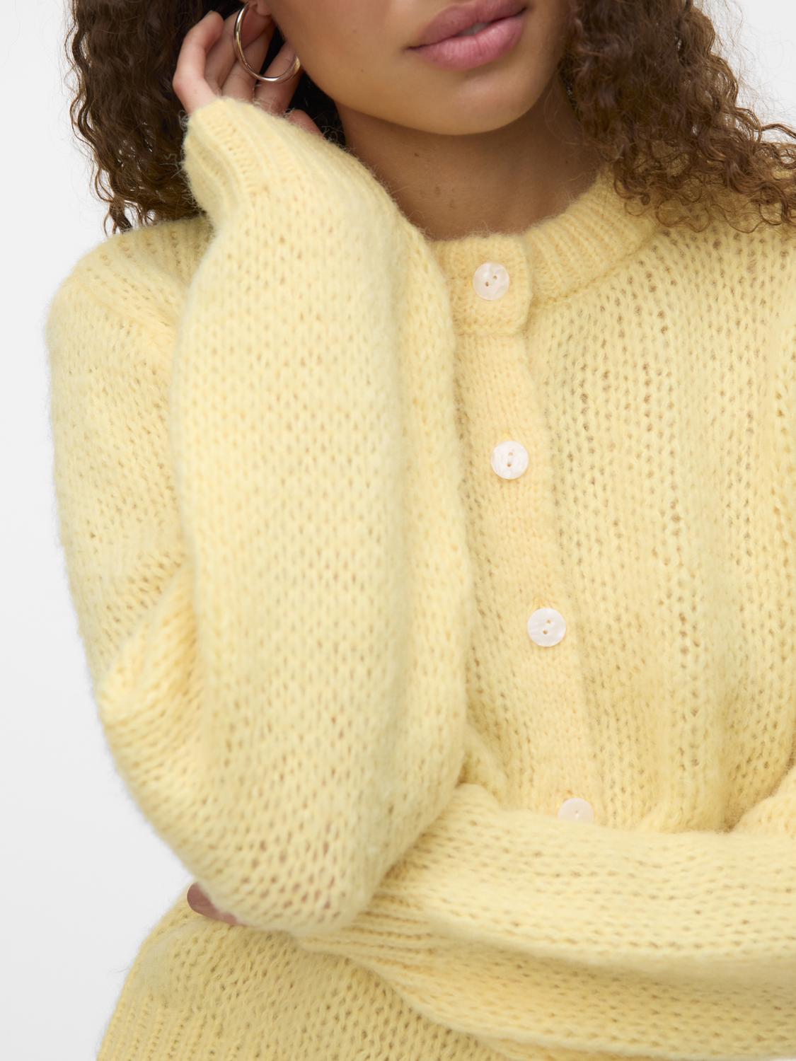 VMWILO Knit Cardigan - Pale Banana - VERO MODA & VILA Bergvik